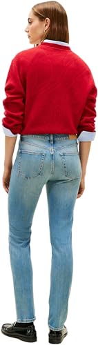 Jean Slim Tommy Hilfiger WW0WW47694 en denim Love taille mi-haute confortable - 2