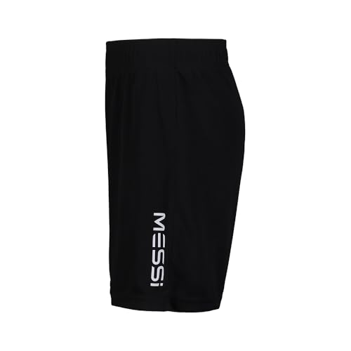 Image of Messi Boys' Lifestyle Short Sleeve 2-piece Set, Slim-fit Jersey Set With Top & Shorts