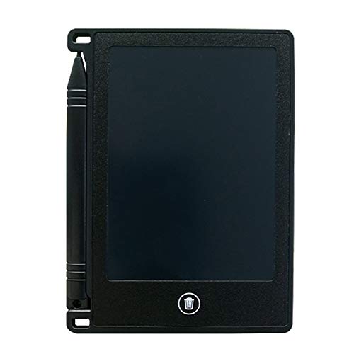 LCD Schreibtafel 4.4 Zoll Transparentes Display für Kinder ab 3 Jahre zum Malen Zeichnen Kopieren,Black