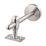[PREMIUM CONSTRUCTION] Crafted from 304 stainless steel, this handrail bracket ensures long-lasting performance in various environments. [ENHANCED LOAD CAPACITY] Designed with a thickened structure, it provides robust support suitable for both reside...