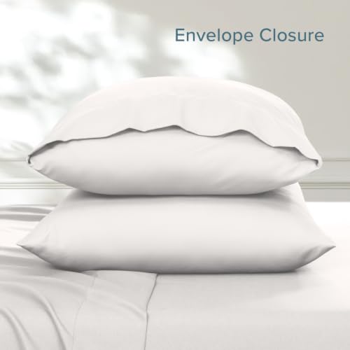 Image of Bare Home Pillowcases Envelope (King 20 inchx36 inch Set of 2, Antique White)