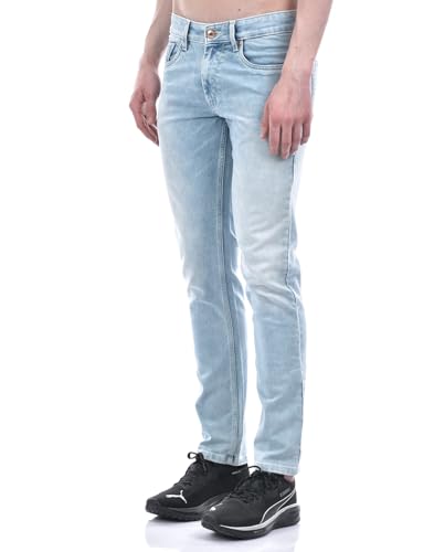 Image of Numero Uno Men's Light Wash Skinny Fit Sustainable Jeans