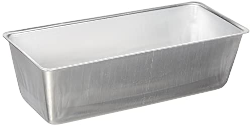 Per pizza o pasticceria Pentole Agnelli COAL3822 Stampo Plumcake, Alluminio, Argento, 22 cm