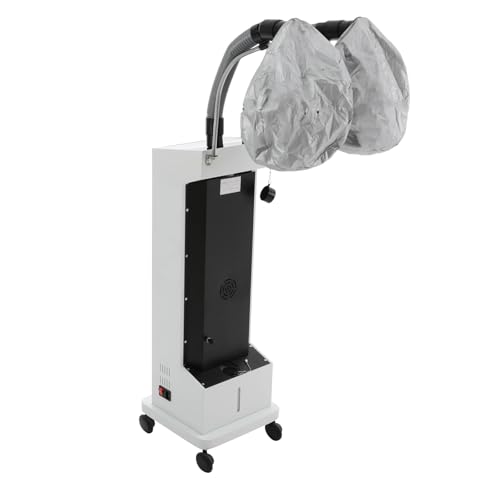 Image of Professional Nano Hair Steamer, 650W Multi-Function Micro-Mist Hair Steamer with Universal Wheel 2 Vaporizing Caps for Deep Care Hair Repair Salon Spa