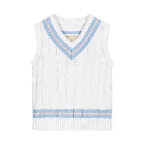 Hope & Henry Boys' V-Neck Sweater Vest