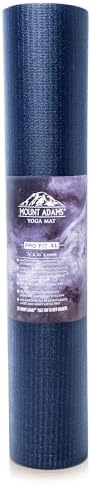 Mount Adams Pro Fit XL Yoga Mat - 74" x 26" 6mm Dense Cushioning, Slip Resistant & Durable - The Performance Mat Without the Premium Price, Pilates, CrossFit, HIIT, Gym Training
