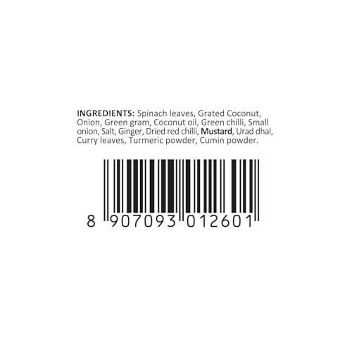Image of Tasty Nibbles Ready to Eat Cheera Thoran 200g | Open Heat & Eat | Vegetarian | No Added Preservatives | Japanese Retort Technology [Pack of 3]