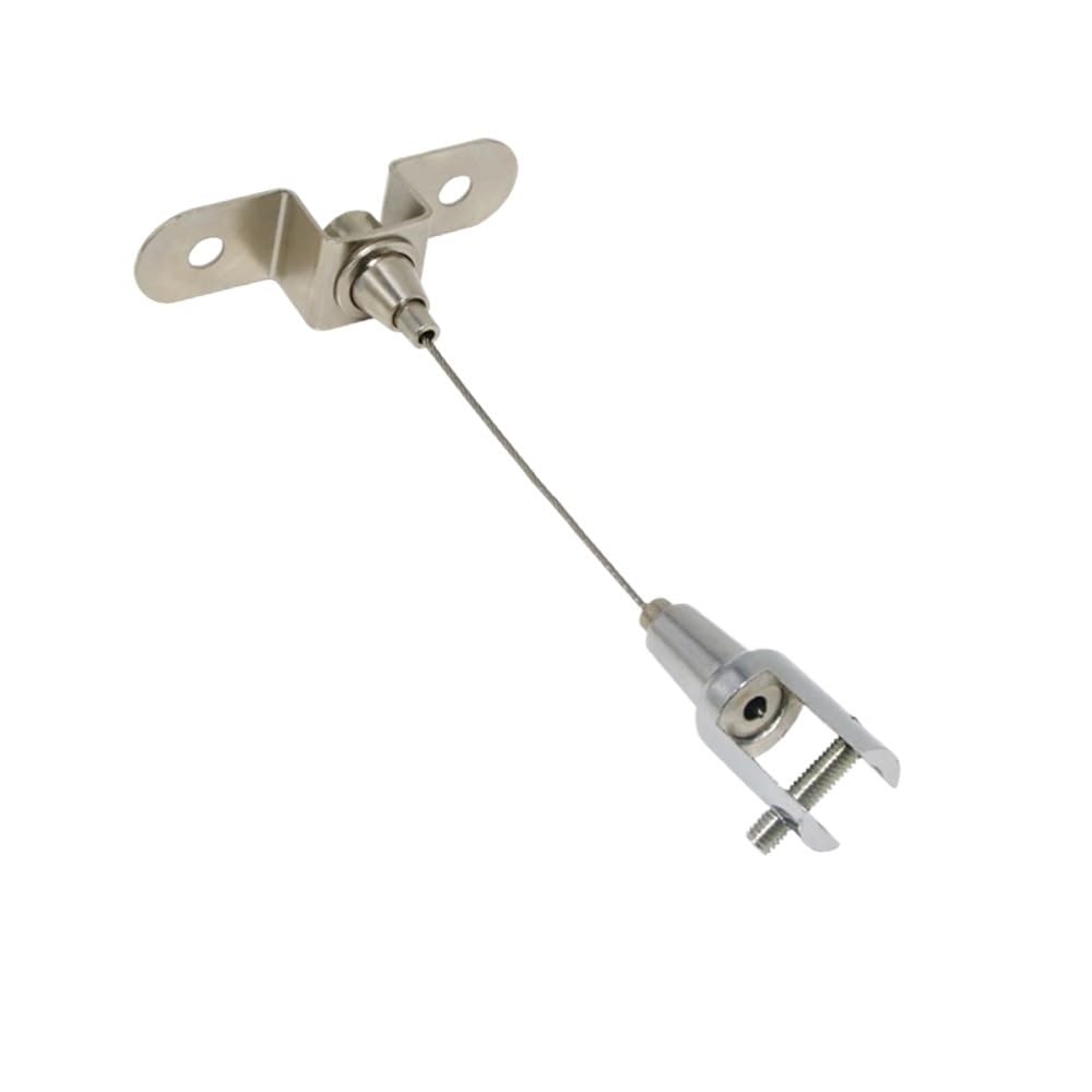 Yinxi Versatile Sistema di Sospensione per Ganci per Quadri per progetti artistici, Gancio Fisso per soffitto con Clip di Montaggio per cartelloni pubblicitari Fai-da-Te (Color : C-4PCS, Size : 3M)