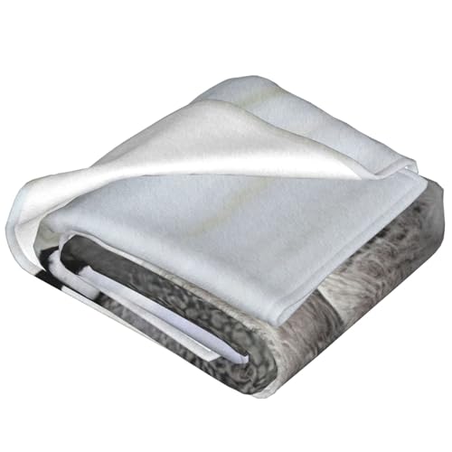 Plaid pingouin couverture polaire chaude pour soirées canapé - 4