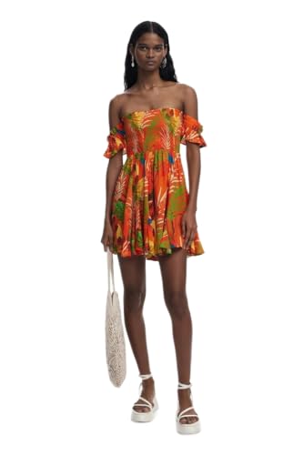 Desigual Femme 25swmw10 Swimwear Cover Up, Orange, M EU