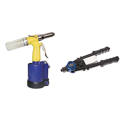 Astro Pneumatic 1/4" Rivet Gun and Heavy Duty Hand Riveter Set