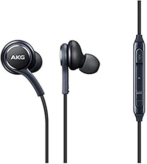 AKG Samsung`s Galaxy S8 S8+ Plus Official Earphones Earbuds EO-IG955 (No Retail Packaging but comes in plastic sleeve as you would receive these earphones from a Samsung Galaxy S8 S8+ handset box)