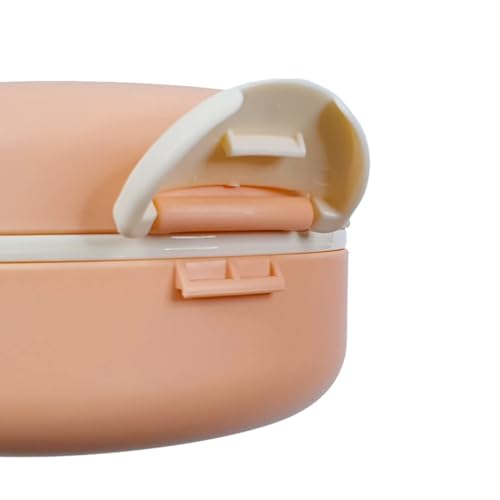 Image of Vibgyor Vibes Modern Design 2 Compartment Lunch Box for School Kids Girls and boys and for Men and women in Offices (Multicolor)
