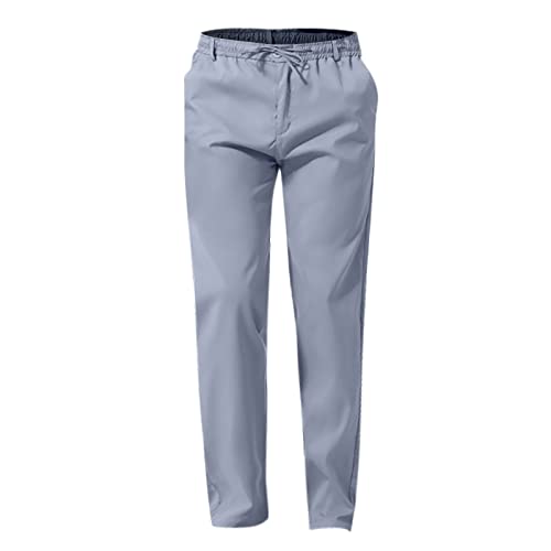 lcyhony Golf Pants Men Slim fit Stretch Work Dress Pants Lightweight Cozy Drawstring Waist Business Casual Pants with Pockets2