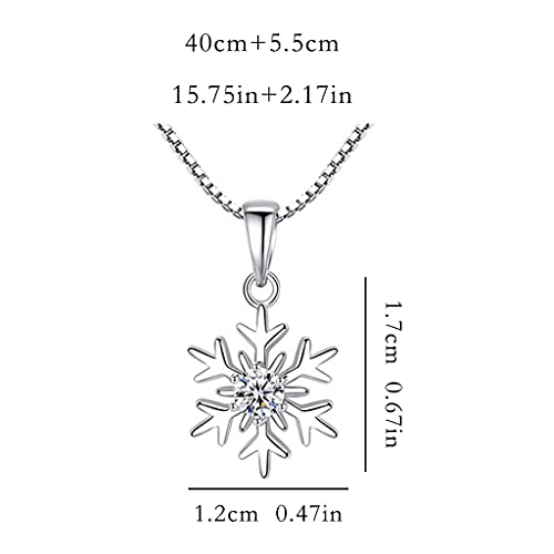 Collier de modélisation de flocon de neige le cadeau idéal pour elle