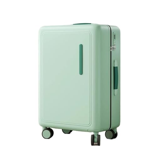 Men's Suitcase Multifunctional Lightweight Boarding Box ABS + PC Trolley Case Women's 20 “24 Inch Travel Luggage(Green,20Inches 500mm)