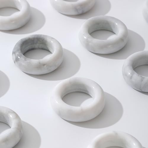 Cm Chic Monday NAPKIN RINGS SET OF 12 Modern Decorative Napkin Rings thumb #2