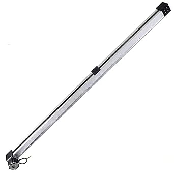 FUYU FBL80 High Speed Max 3m/s Belt Drive CNC Linear Guide Slide Rail Linear Motion Actuator Motorized Nema34 Stepper Motor[1000mm Stroke Work Size]