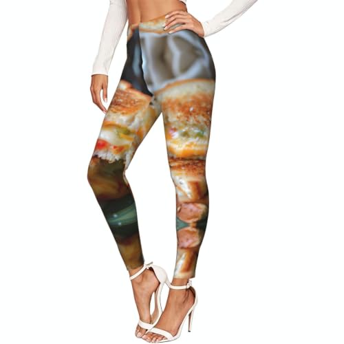 Leggings de compresión para yoga y running con sándwiches