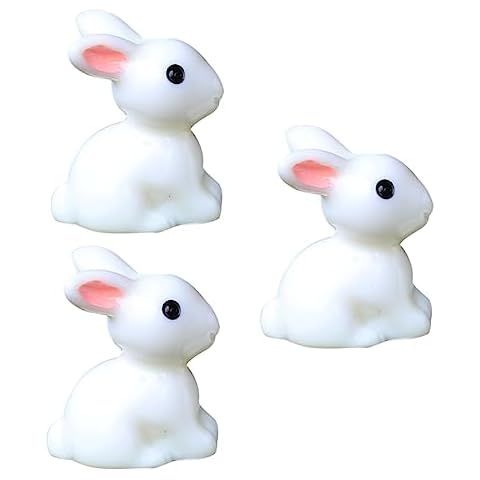 20pcs Mini Bunny Figures for Gardens Cover