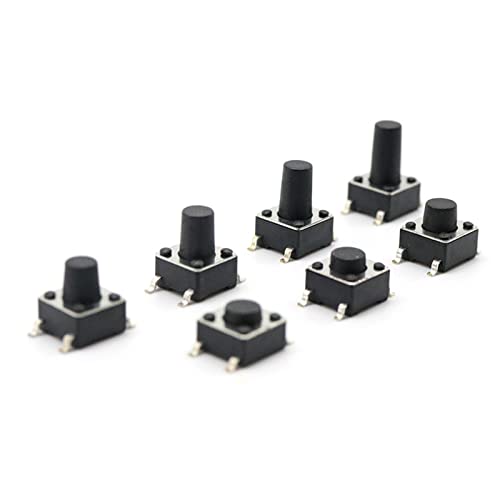 Interrupteur SMD 6x6x10 bouton-poussoir tactile 4 pin micro-interrupteur de rechange PCB