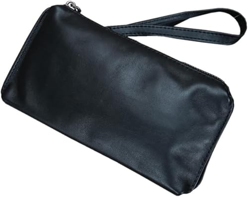 Men's Soft Leather Clutch Long Wallet Fashion Casual Business Phone Bag，A-10 * 4 * 20cm