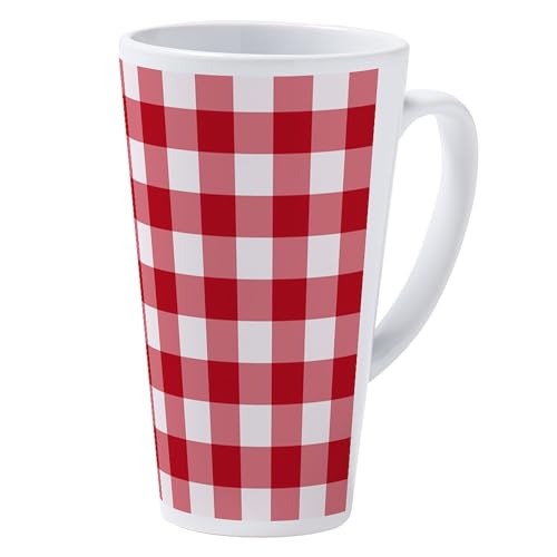 Taza Latte Grande de Cerámica Blanca 17 oz miniatura 2