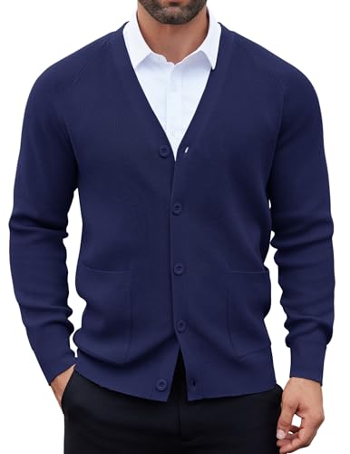Cardigan pour homme avec poches pour un look décontracté sans effort