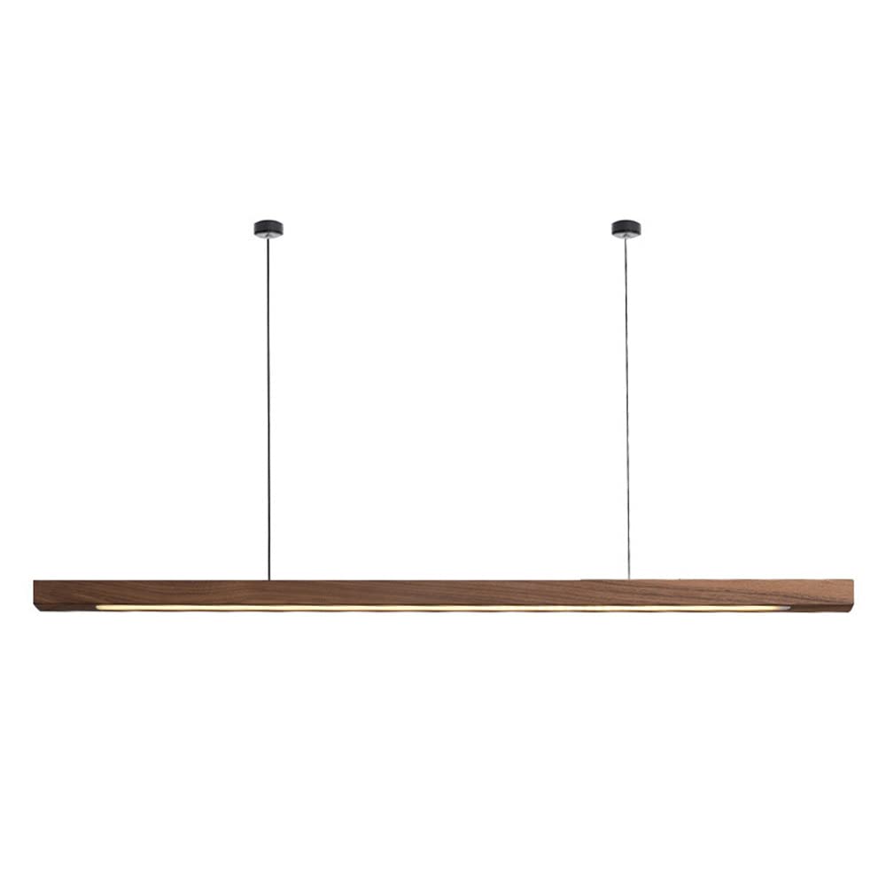 SYAXVOM Modern Minimalist Wood Art Chandelier Pendant for Kitchen Island and Dining Table Lighting