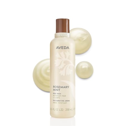 Aveda Rosemary Mint Hand & Body Wash | Liquid Hand Soap and Body Wash | with Invigorating Aroma of Certified Organic Peppermint & Rosemary 8.5 Fl Oz