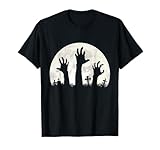 Vintage Retro Sunset Halloween Zombie Hand Costume