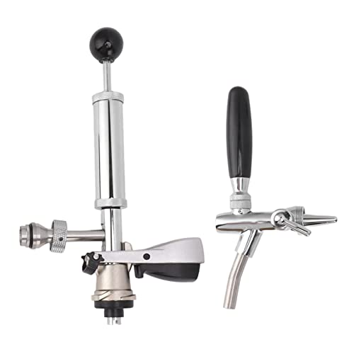 EMUKOEP 4in S Bomba de Piquenique Aço Inoxidável Reutilizável Chopp Barril Bomba Manual para Homebre