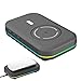 Mouse con luce RGB – Dispositivo di movimento a LED per installazione desktop, sistema anti blocco, strumento gadget | Telaio liscio opaco per costruire superfici, plug and go mover con base morbida immagine