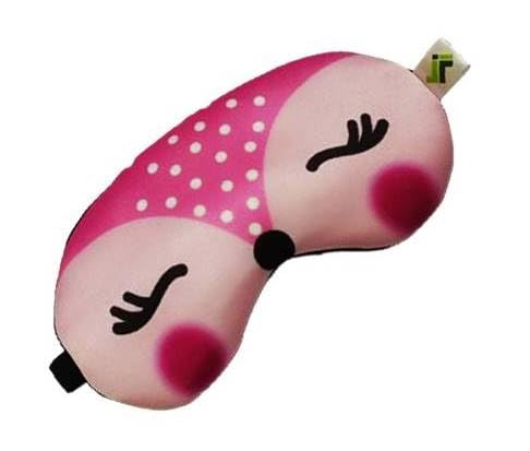 JELLIFY Pink Fox Eye Mask Printed Eye Mask/Sleep Mask for Relaxing/Medidation/Sleep/Travel For Women/Men/Girls/Kids (7.5 * 4 Inches) | Comfortable & Soft Eye Cover-image-23