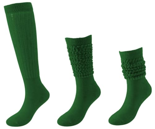 Image of Galsang Women's Slouch Socks, Long Scrunch Knit Casual Socks for Girls, B206