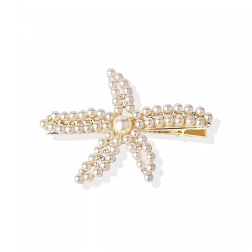 Clip latéral de coiffure pour femme et barrette pince latérale strass