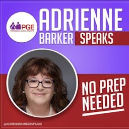 『Adrienne Barker Speaks: No Prep Needed』のカバーアート