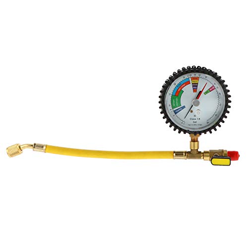 Manomètre de pression nitrogène climatisation réfrigération testeur laiton