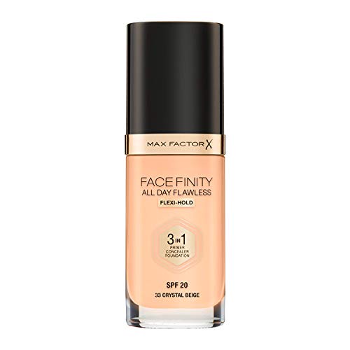 Max Factor Facefinity All Day Flawless 3 In 1 Foundation SPF 20, No. 33 Crystal Beige