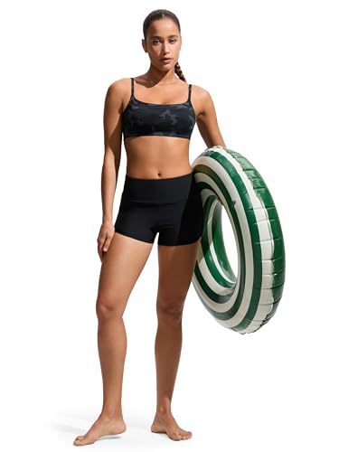 Image of CRZ YOGA D-DD Scoop Neck Bikini Tops | Removable Pads, Adjustable Spaghetti Straps, Swim, Bathing Suit Bra for Women