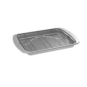 Nordic Ware Oven Crisp Baking Tray, 17.10 x 12.40 x 1.40 inches, Natural