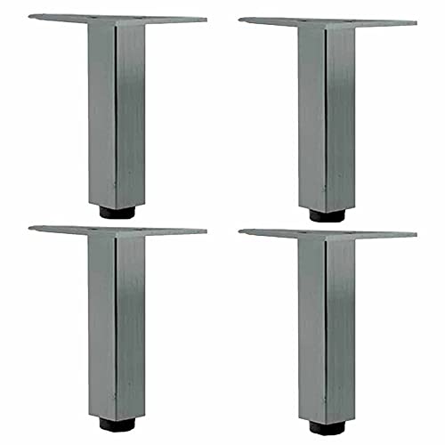 Pieds de table réglables Feng Shui en alu pour canapé et meuble