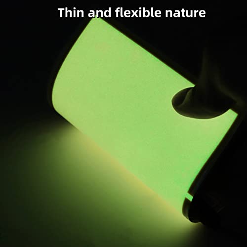 Ygmylandbb Electroluminescent Panels, EL Panels Light, EL Sheets 10 cm x 10 cm (3.93" x 3.93") ON/Slow Flash/Fast Flash, Yellow, 1Pack - Image 2