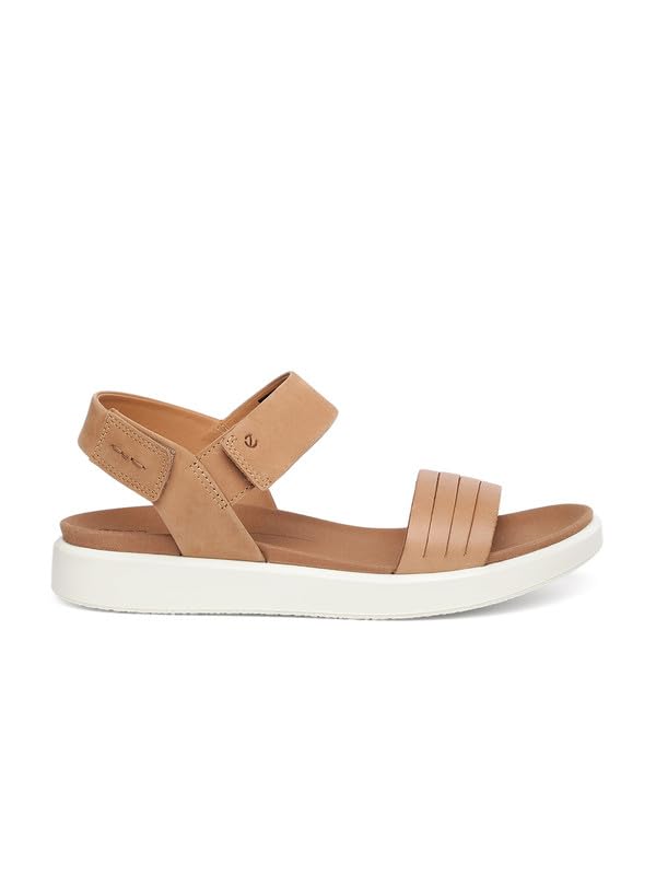 Image of ECCO Flowt Brown Women Flat Sandal