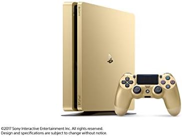 PlayStation 4 Slim 1TB Gold Console [Discontinued] [video game] (Renewed) : Video Games