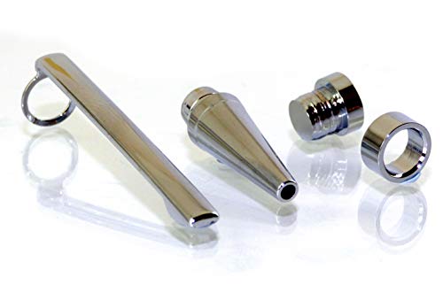 Woodturning Slimline Pen Kit Set x 5, Chrome Finish, Twist Mechanism