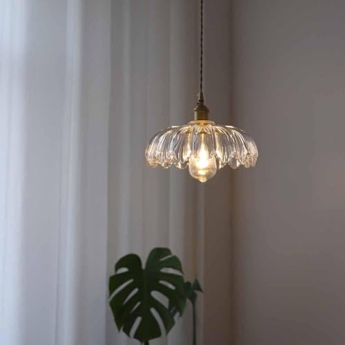 Lampe suspendue en verre luminaire d'intérieur kxtmm pour chambre à coucher