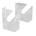 2 Set Skateboard Wall Mount Rack Clear Acrylic Longboard Snowboard Ski Board Display Storage Holder for Home Shop