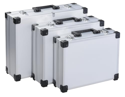 TrendLine Werkzeugkoffer 3er Set Alu Werkzeugkasten Alukoffer Universalkoffer