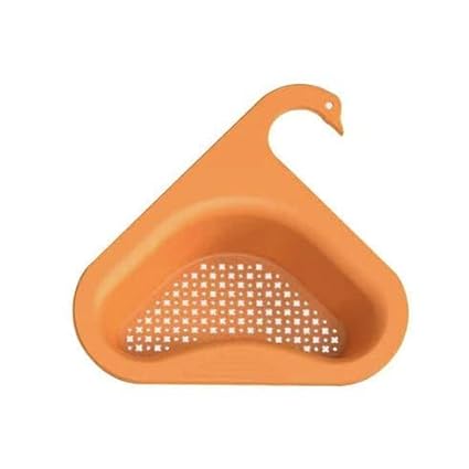 Dweezhet Drain Basket Sink Kitchen Triangle Sink Filter, Corner Multifunctional Kitchen Sink Strainer Basket - Multicolor (Pack of 1)
